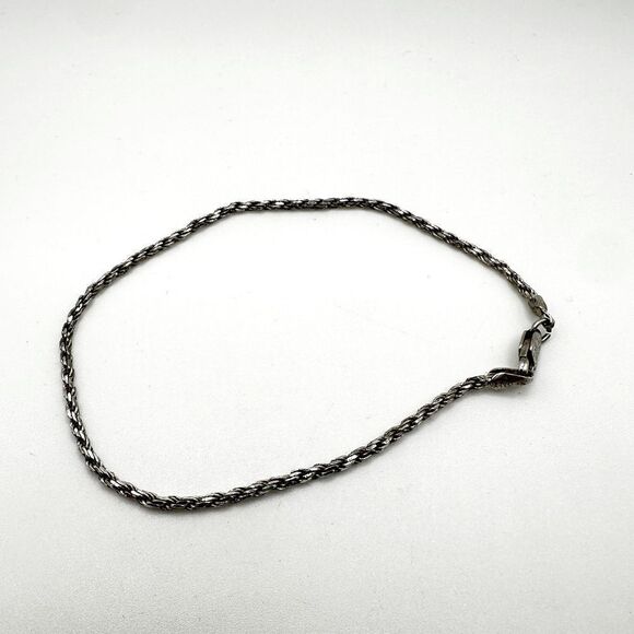 9” solid Sterling silver rope bracelet! - Picture 1 of 9